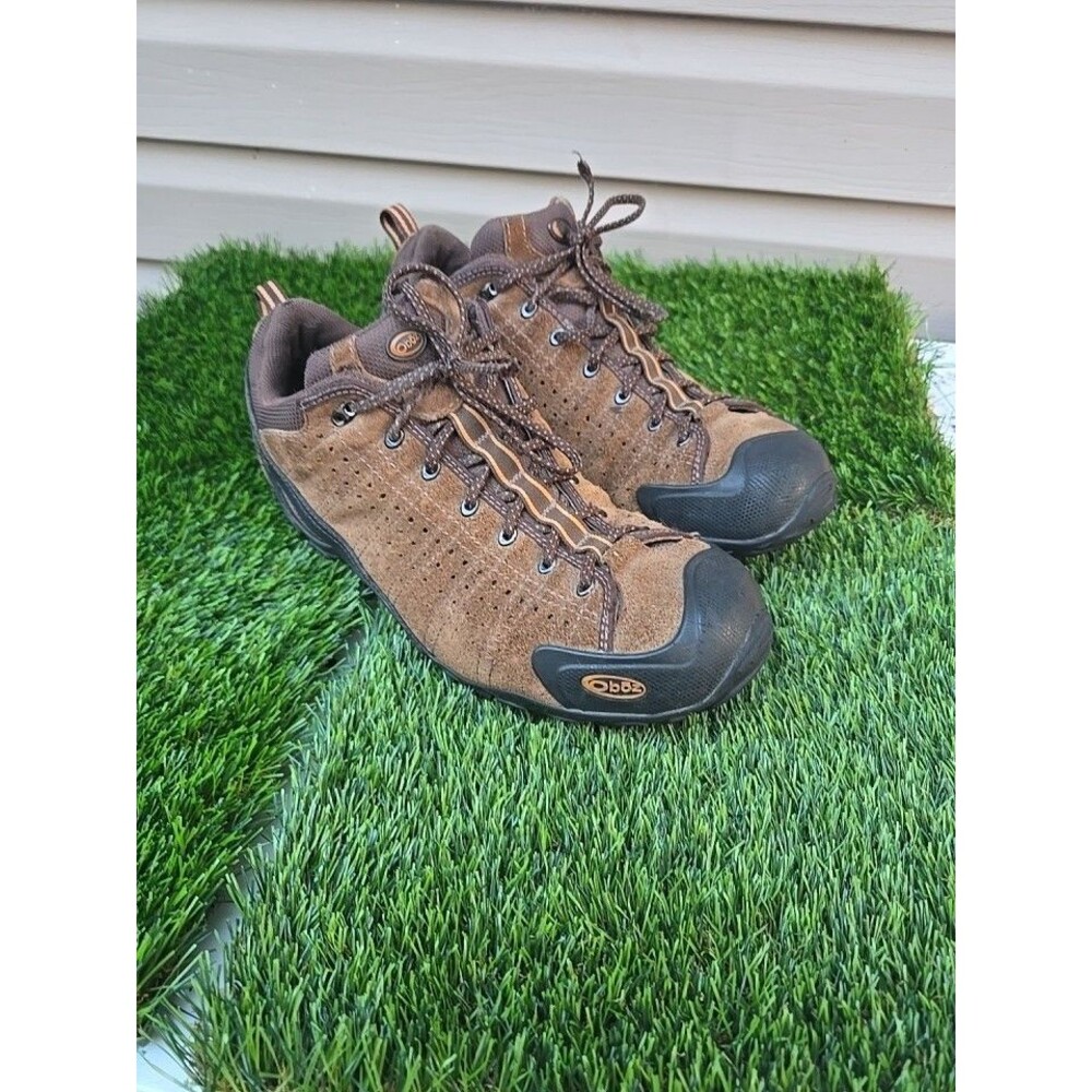 OBOZ Teewinot Brown Leather Hiking Shoes Men's Size 11